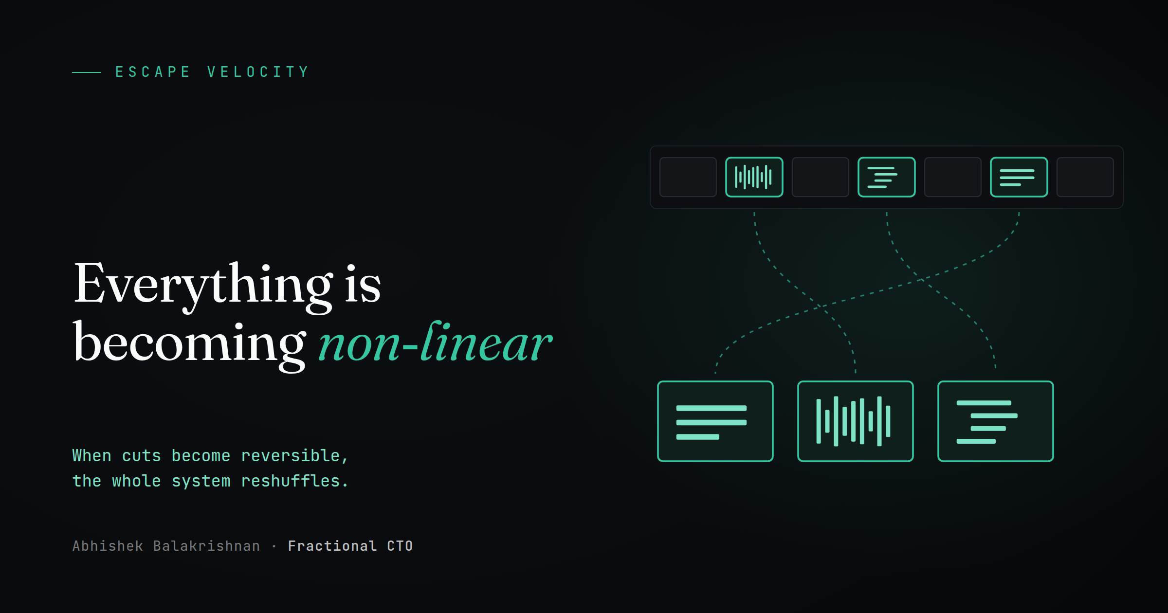 Everything is becoming non-linear