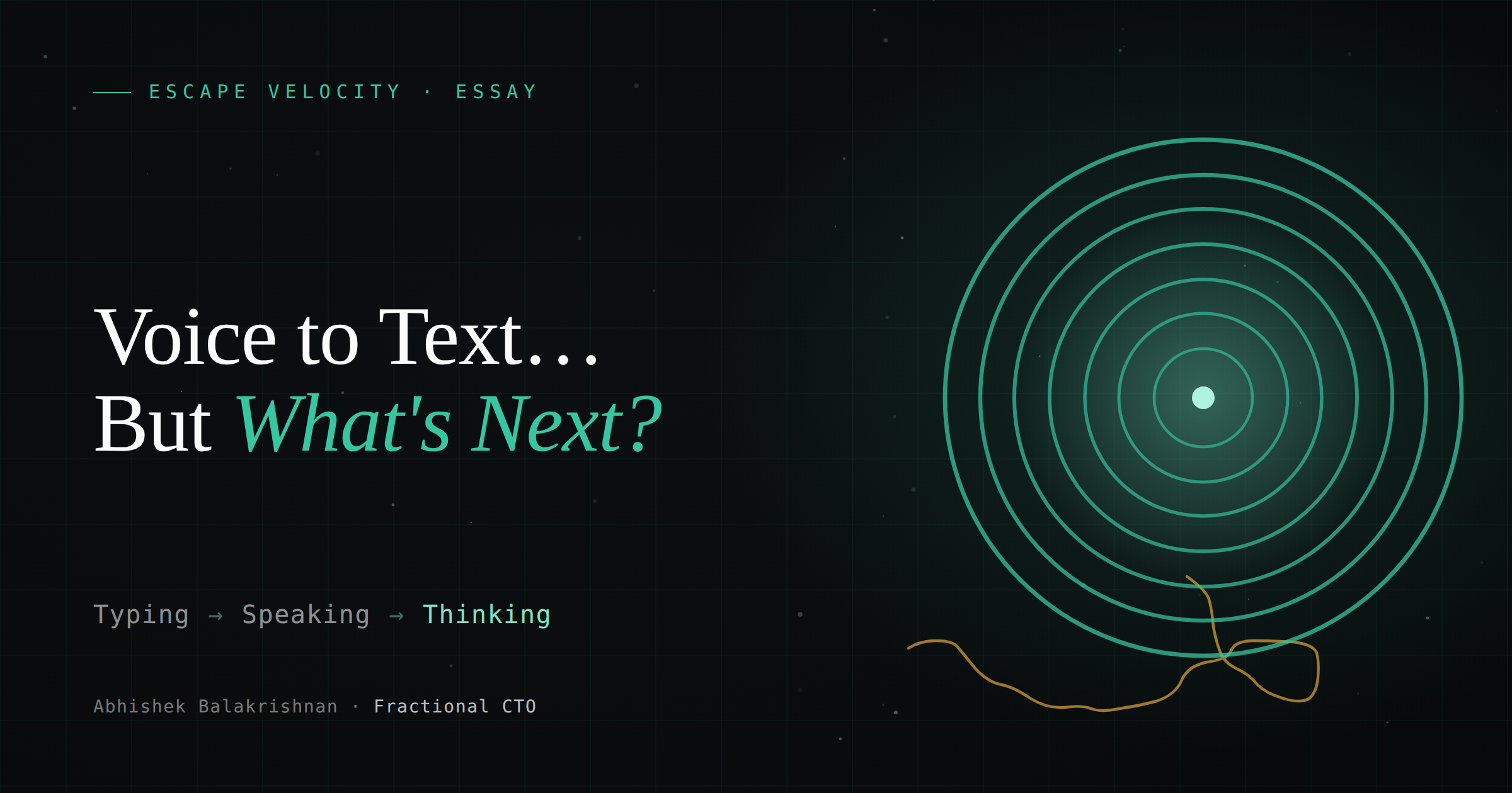 Voice to Text… But What's Next?